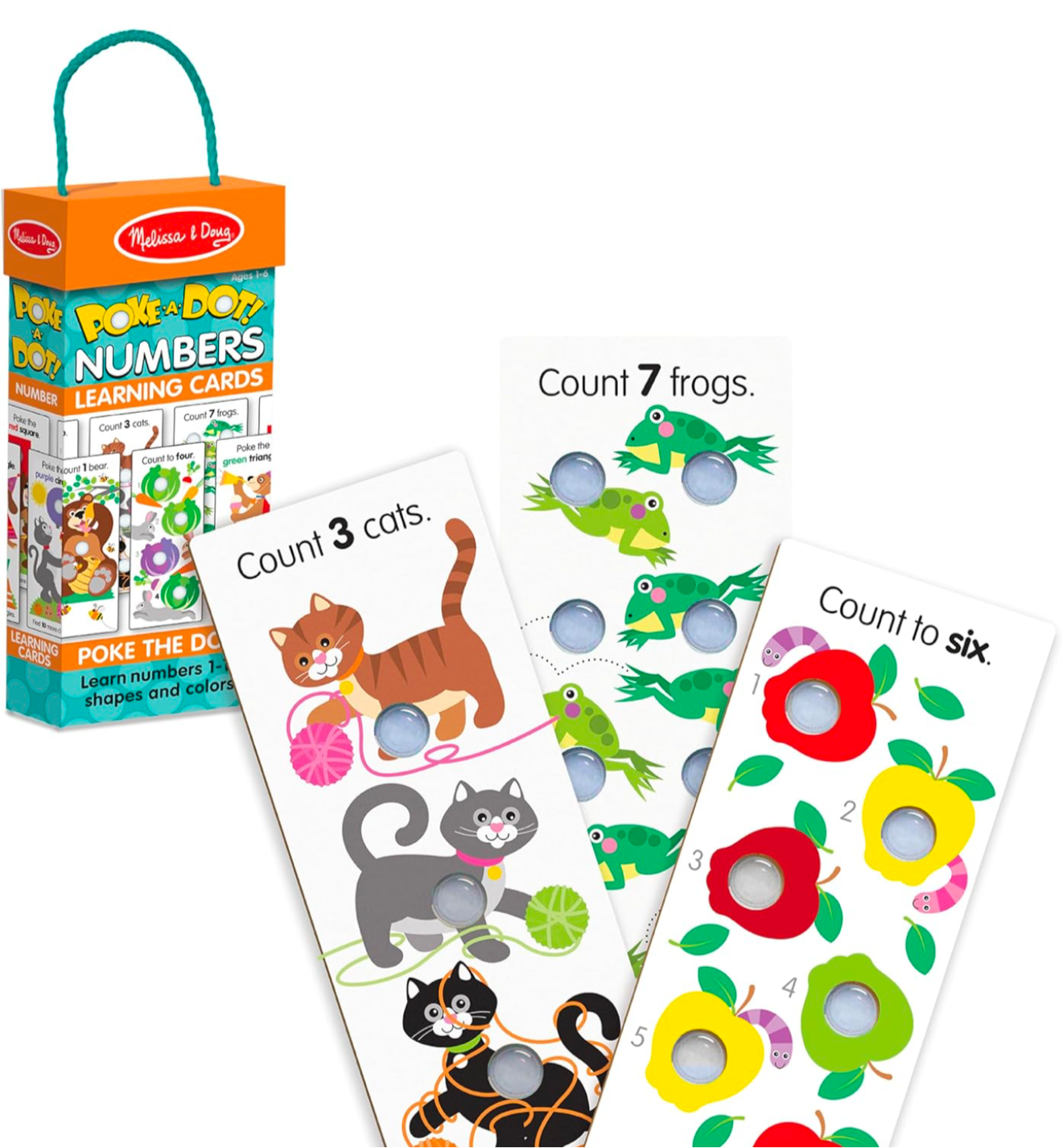 Poke-A-Dot: Numbers Learning Cards