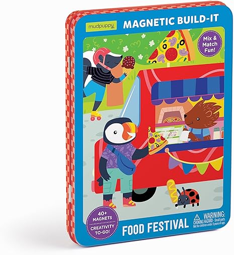 Food Truck Festival Magnetic Play Set
