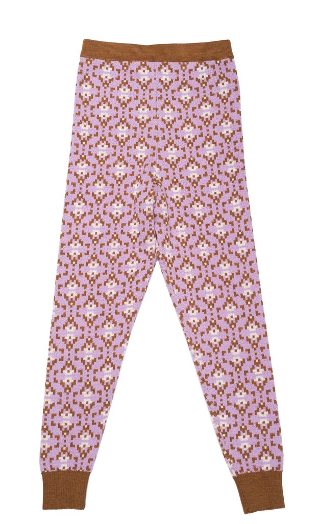 PAADE MODE - Jacquard Merino Pants Charlie Lilac