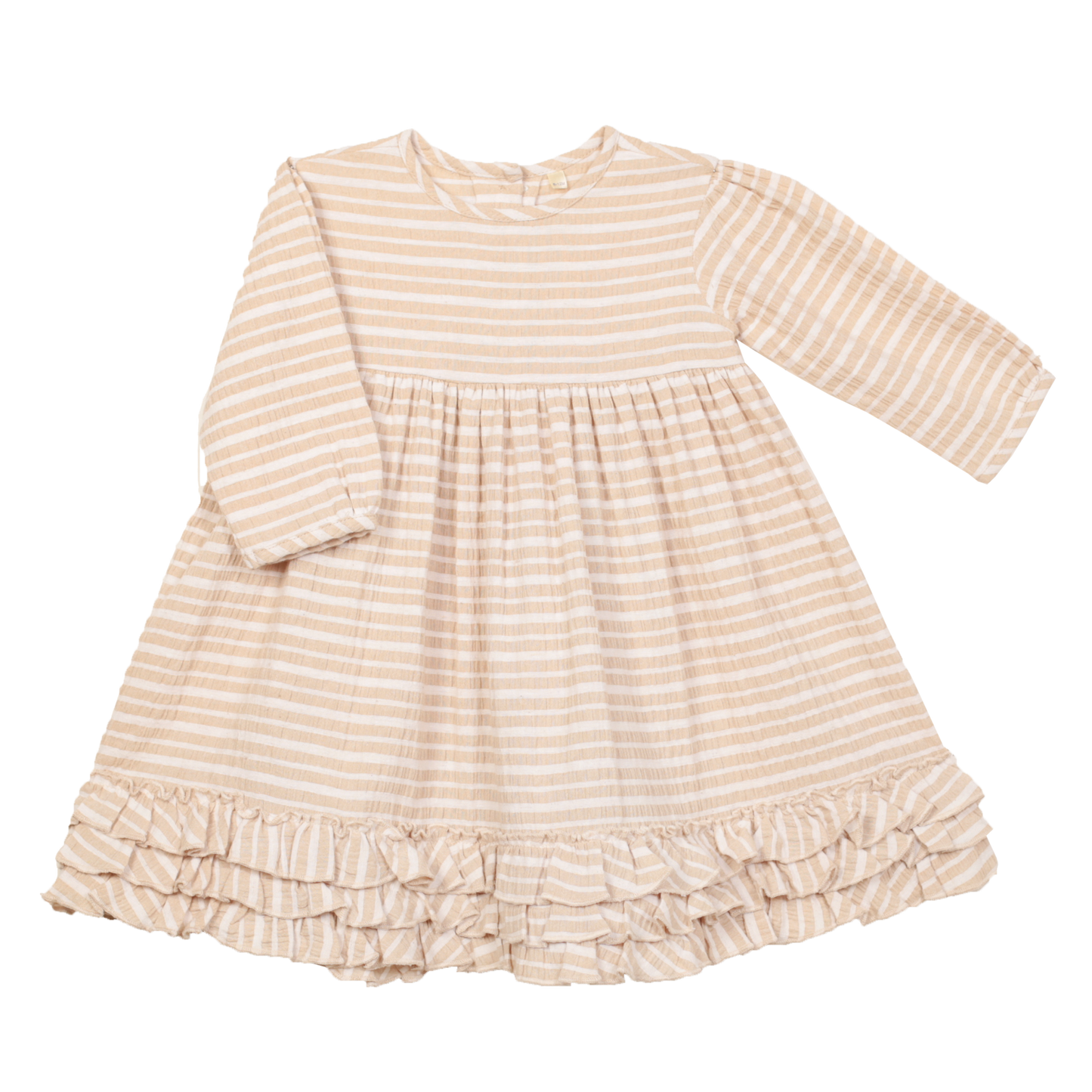 Blu Pony Vintage - Baby Dress Greta In Winter Wheat