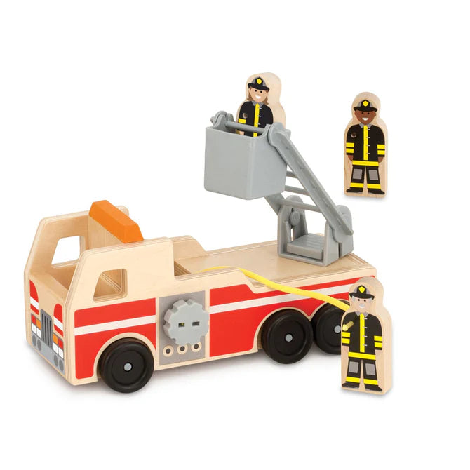 Classic Wooden Fire Truck