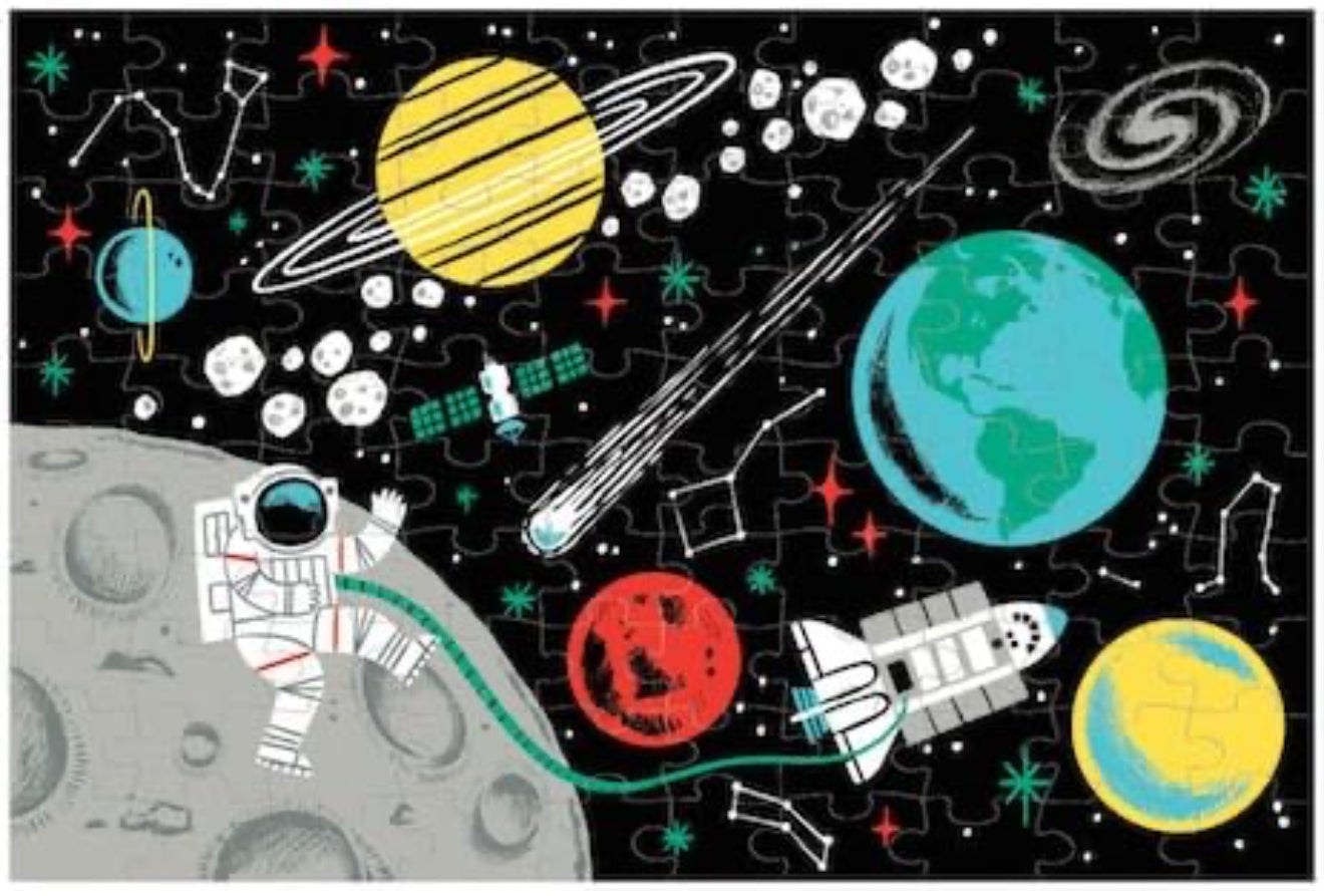 Outer Space Glow-In-The-Dark Puzzle