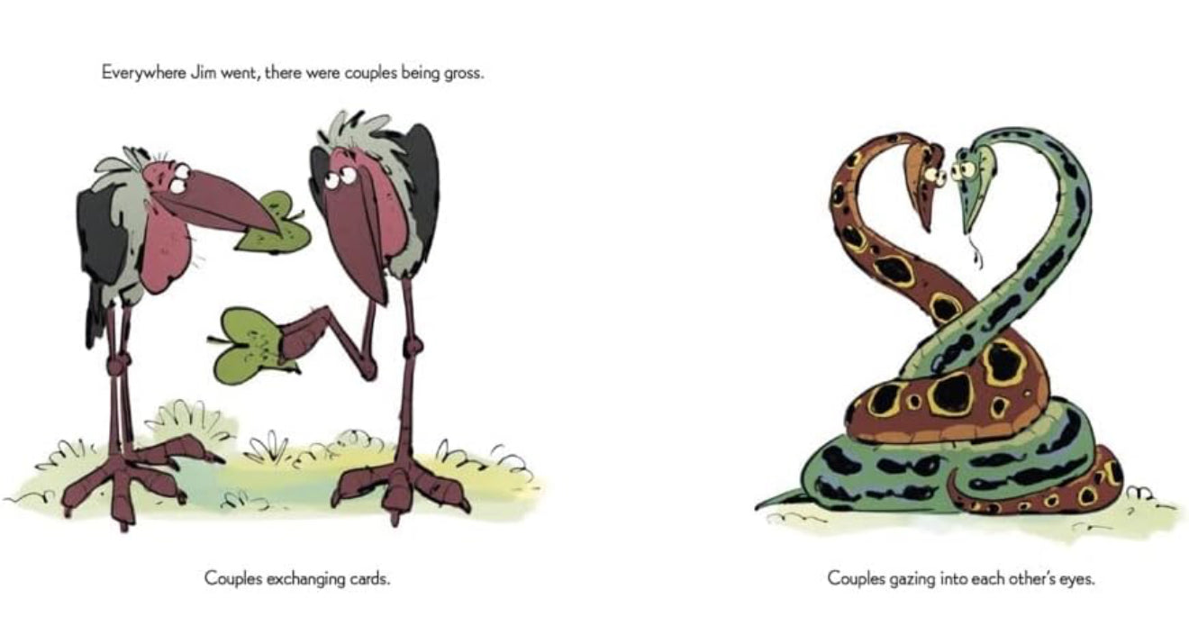 Grumpy Monkey Valentine Gross-Out