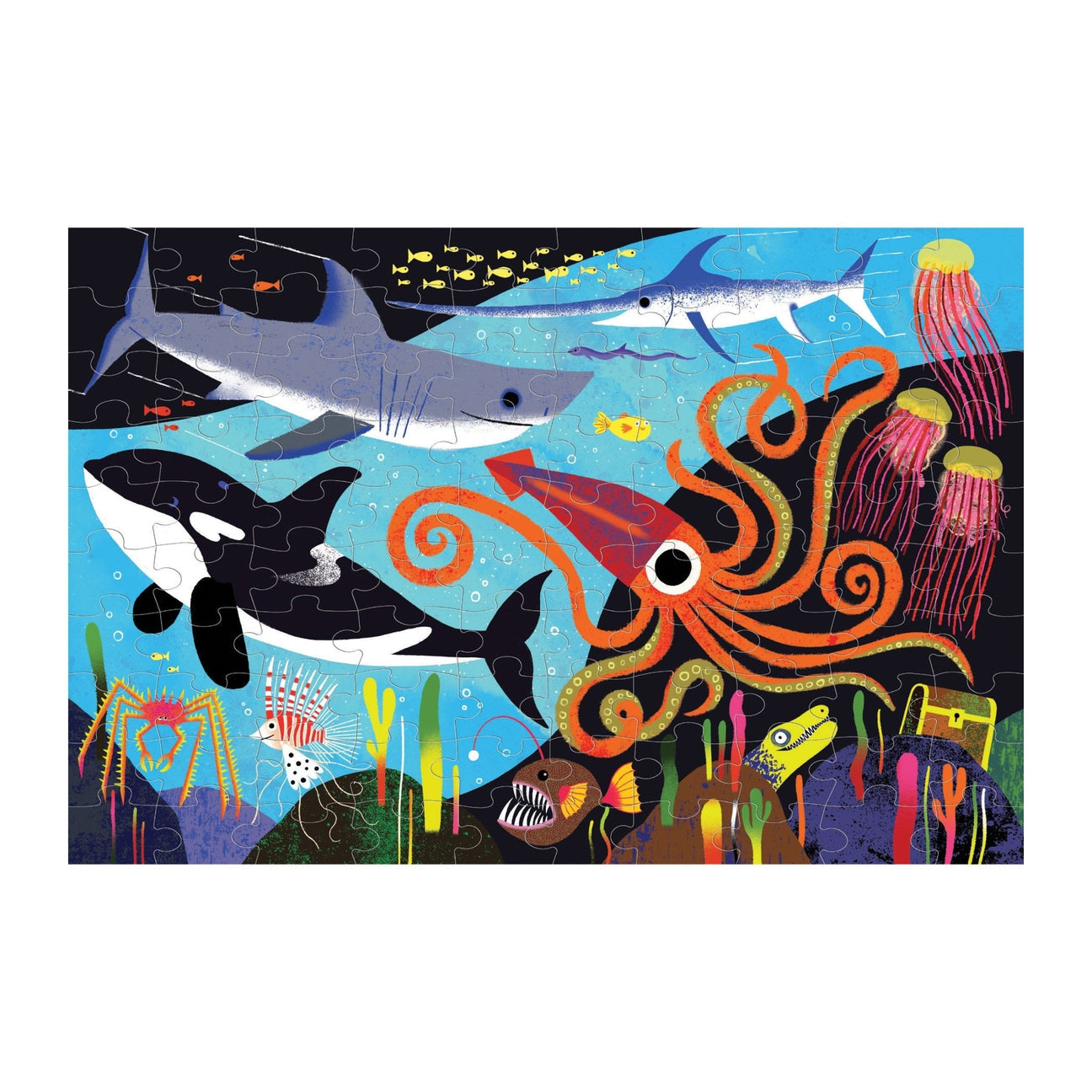 Ocean Predators - Glow in the Dark Puzzle