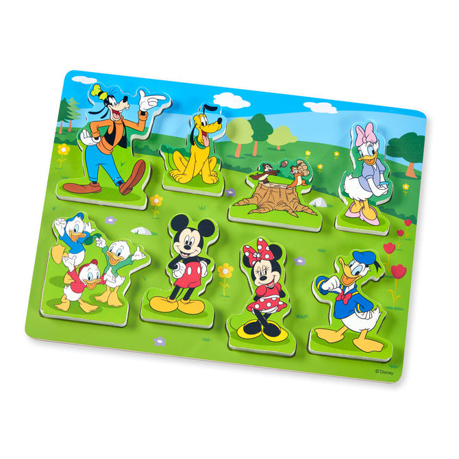 Wooden Chunky Puzzle - Mickey Mouse