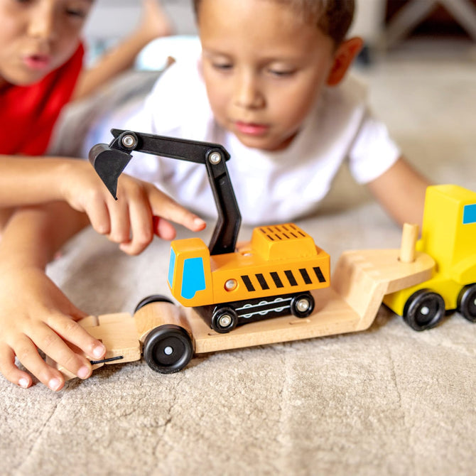 Trailer & Excavator