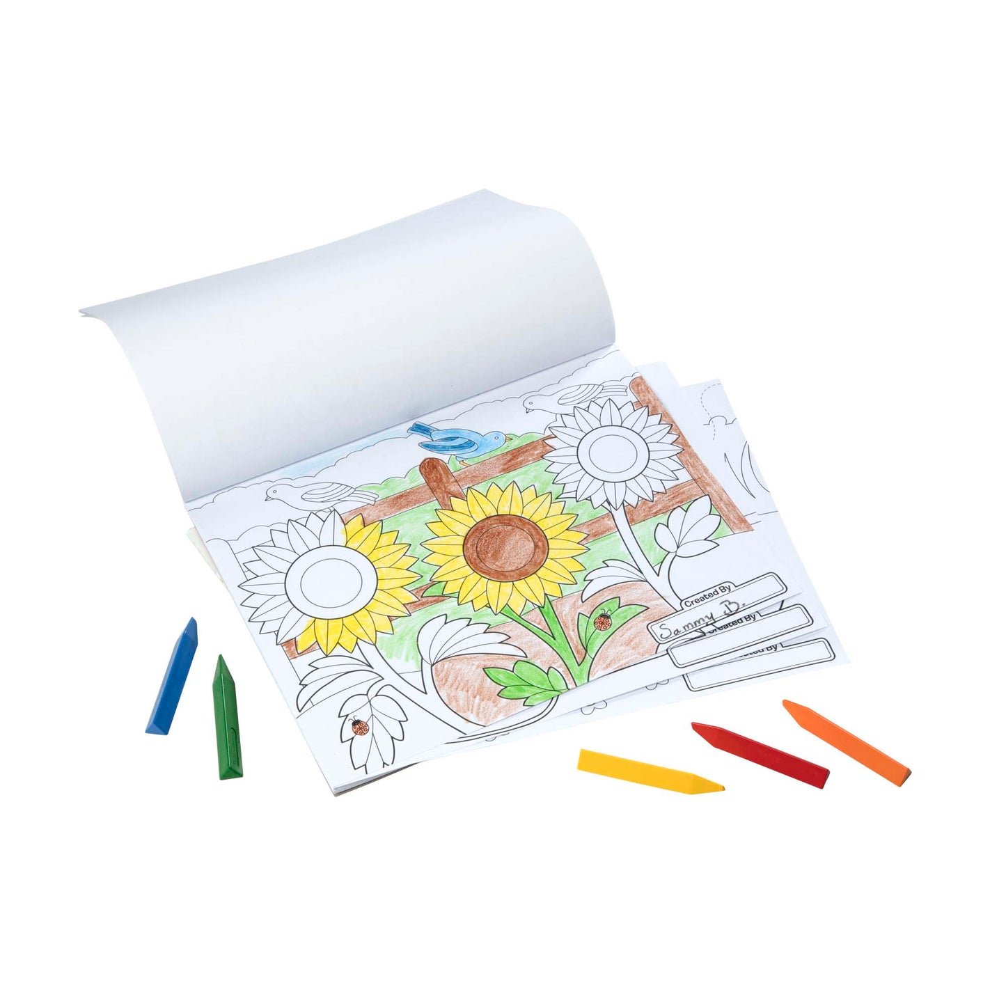 Multi There Jumbo Coloring Pad - Pink
