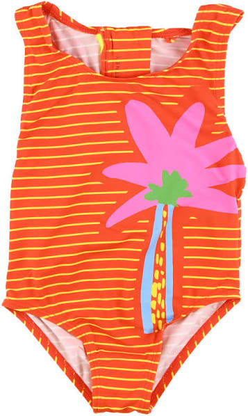 STELLA MCCARTNEY KIDS - Striped Palm Swimsuit