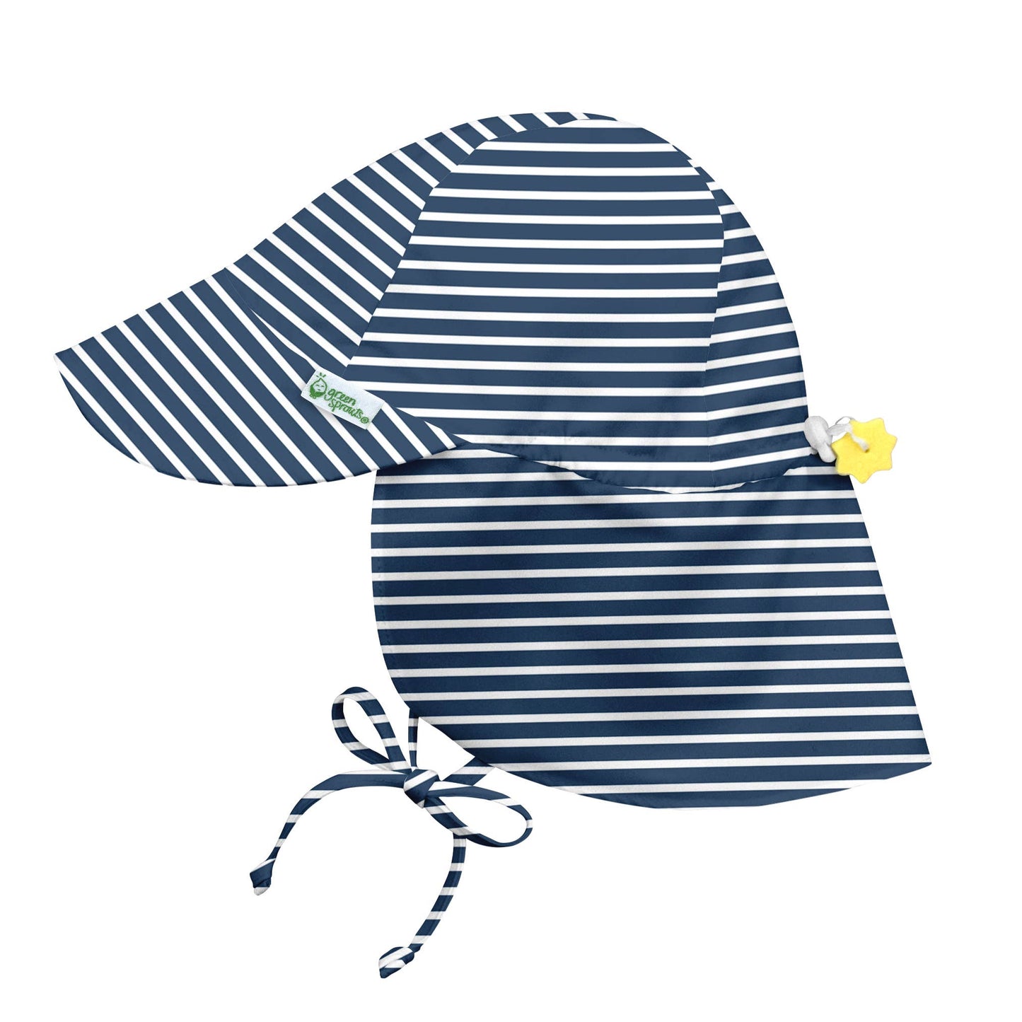 Green Sprouts - Flap Sun Protection Hat - Fresh Prints - Sun hat