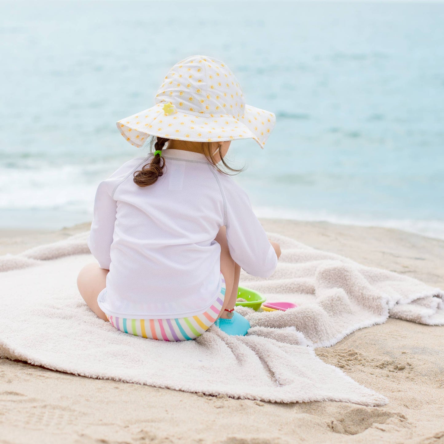 Green Sprouts - Brim Sun Protection Hat - Print - Sun hat