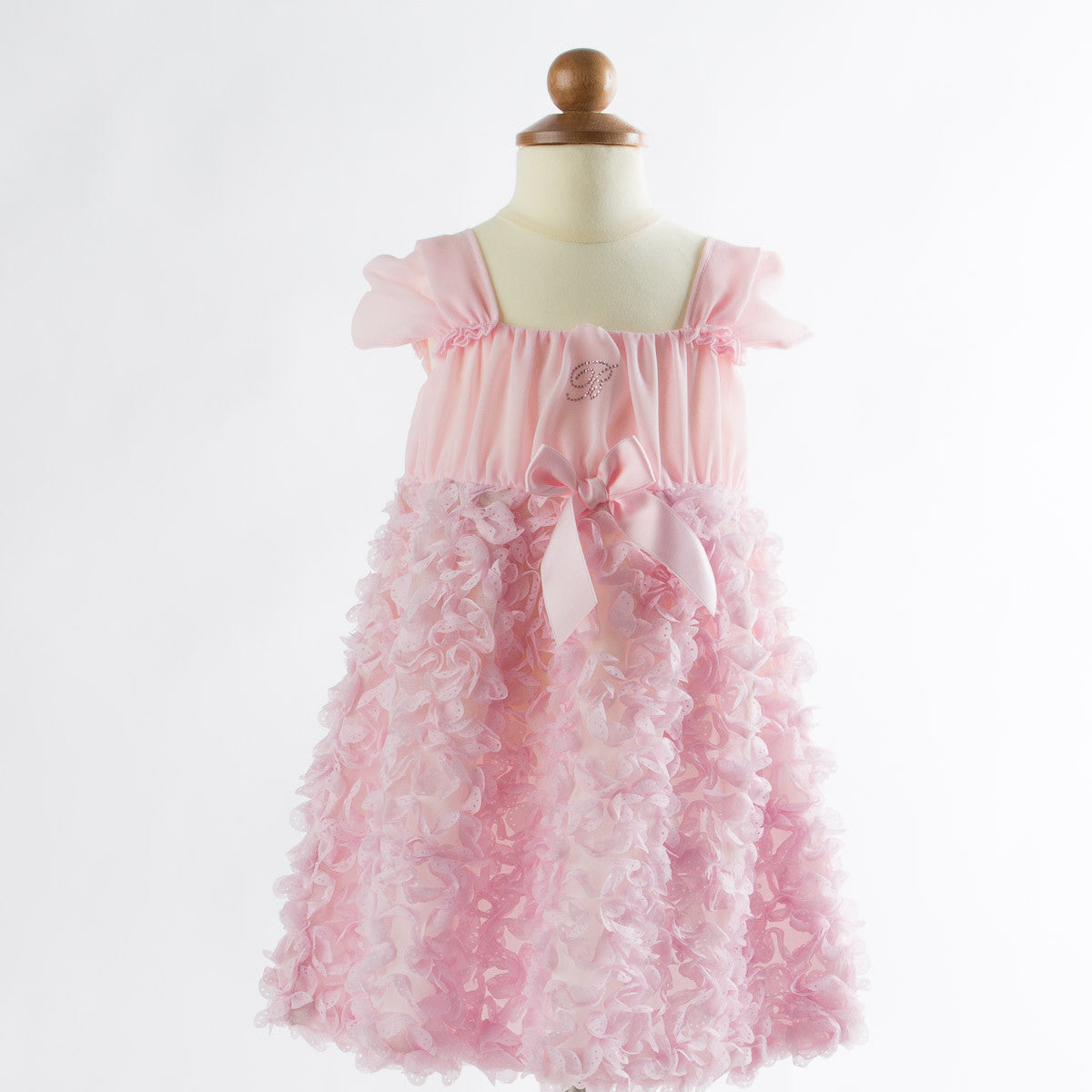 Blumarine - Baby Girls Chiffon Sleeveless Puff Dress, Pink