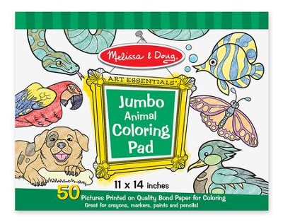Jumbo Coloring Pad - Animal