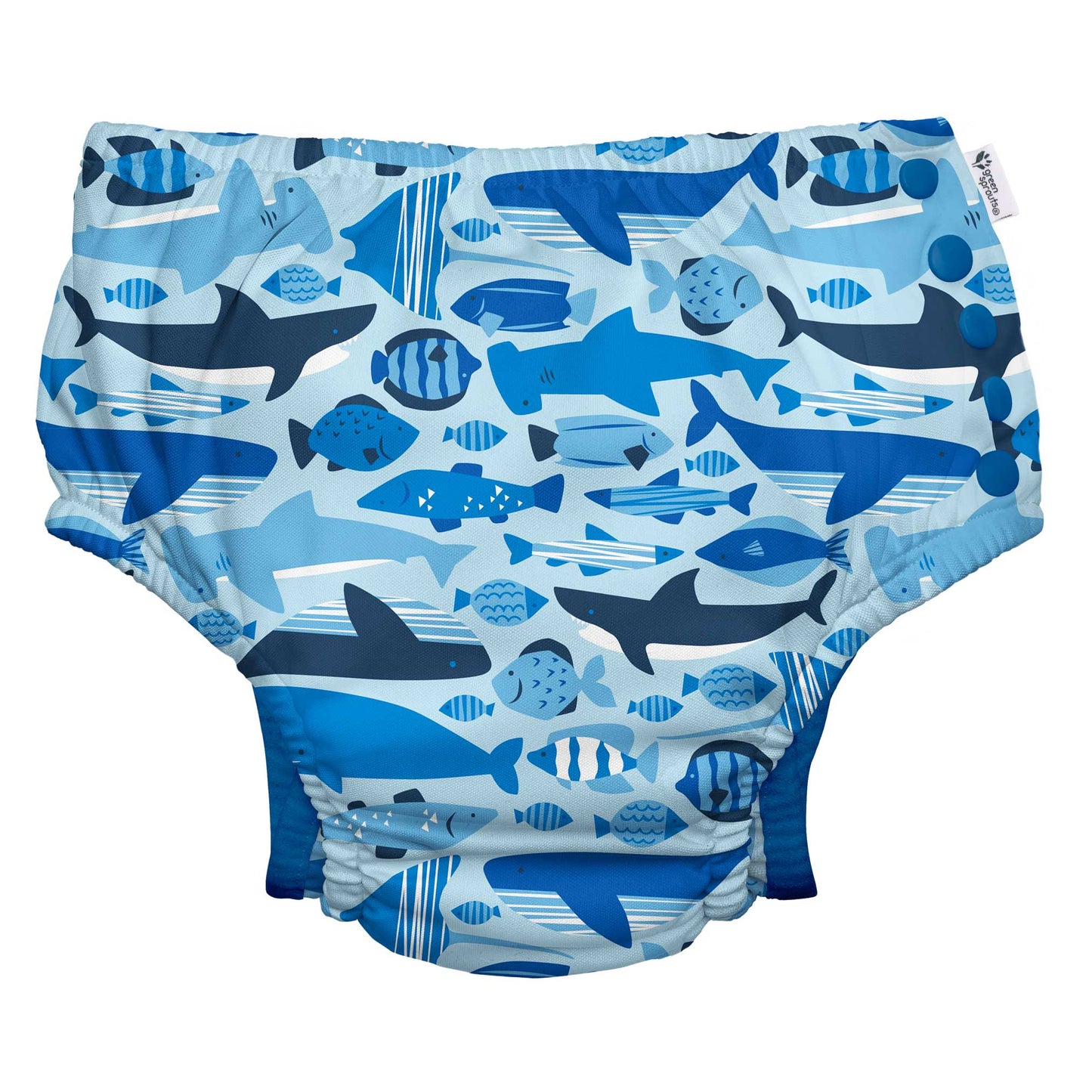 Green Sprouts - Eco Snap Swim Diaper with Gusset (Classic Collection)