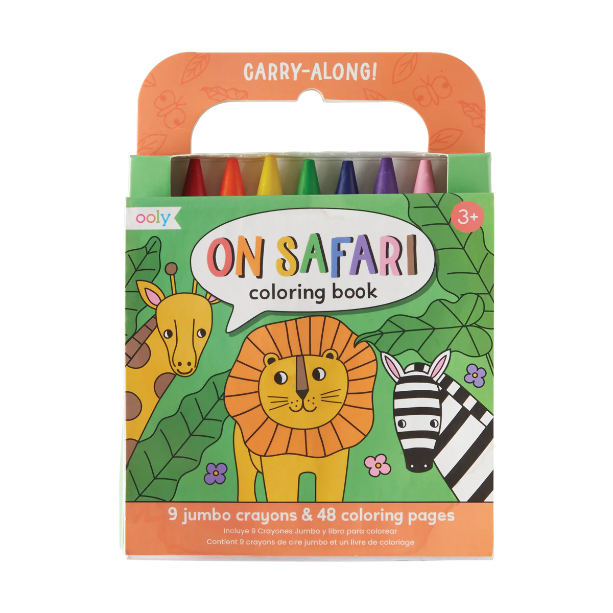 OOLY - Carry Along Crayon & Coloring Book Kit-On Safari