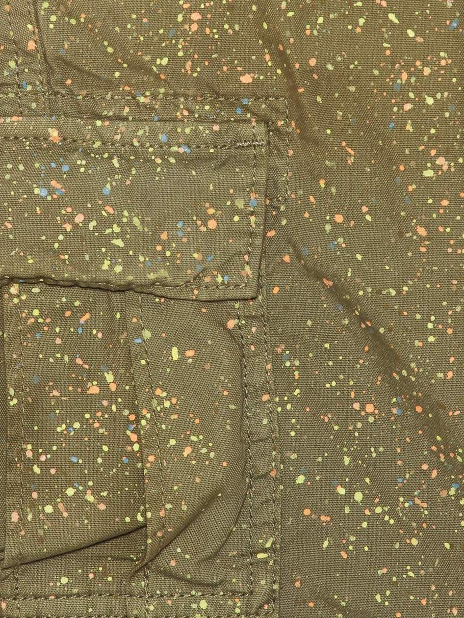 Scotch Shrunk by Scotch Soda - Boys Splatter Khaki Shorts, Green