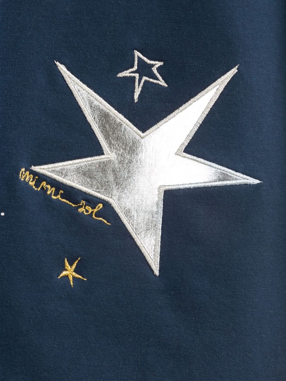Mimisol - Baby Girl Galaxy Universe Dress, Navy