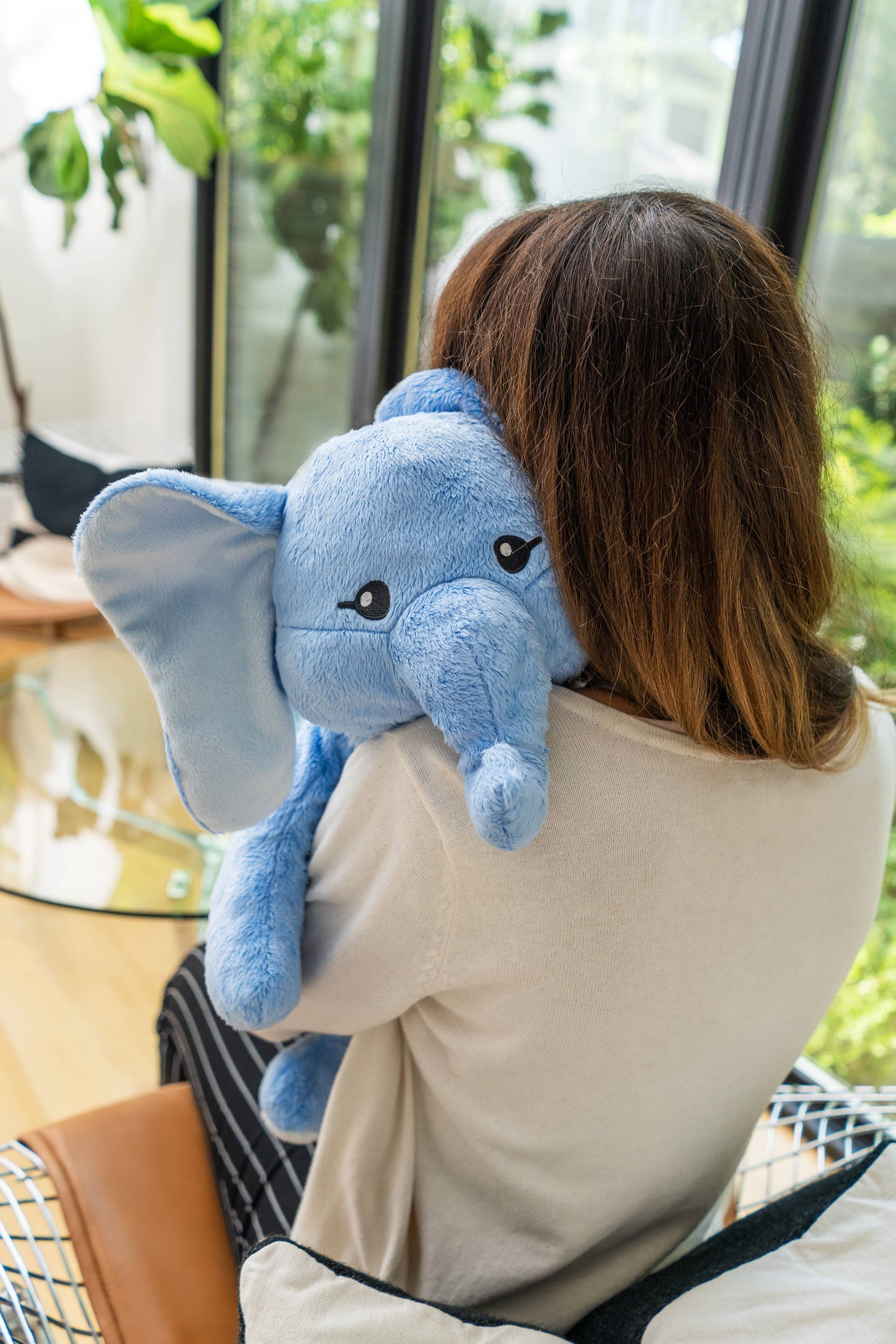 Hugimals World - Emory the Elephant 4.5lb Weighted Plush Anxiety: Kids/Adults