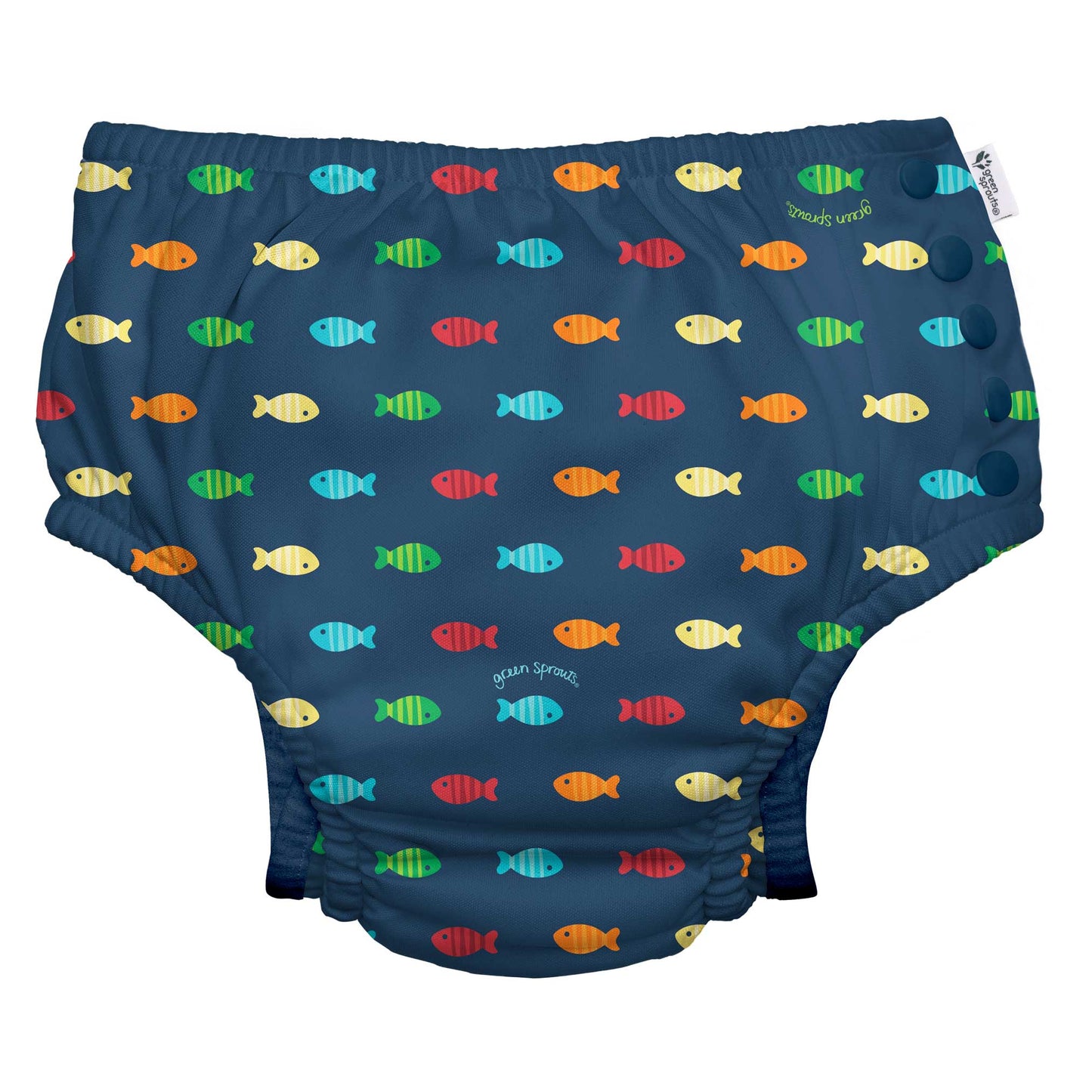 Green Sprouts - Eco Snap Swim Diaper with Gusset (Classic Collection)