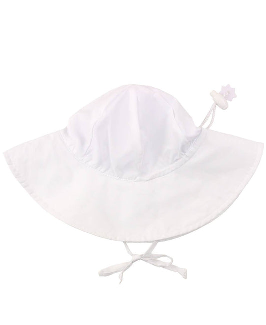 RuffleButts + RuggedButts - Kids White Sun Protective Hat