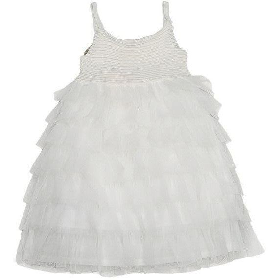 Miss Blumarine - Girls Layered White Dress