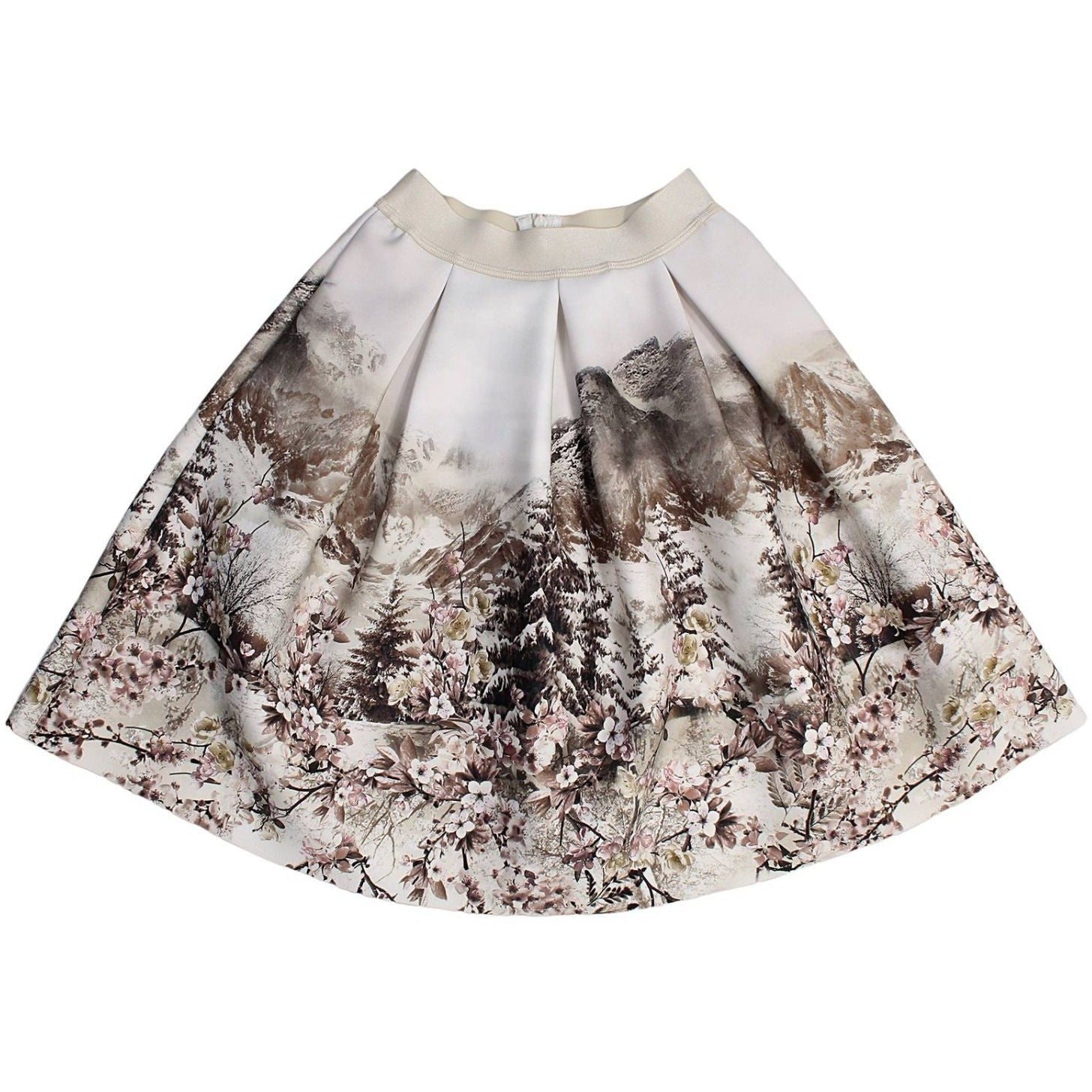 Monnalisa Jakioo - Girls Gonna Mountain Neoprene Skirt - Monnalisa - Skirts - www.kidinvogue.com