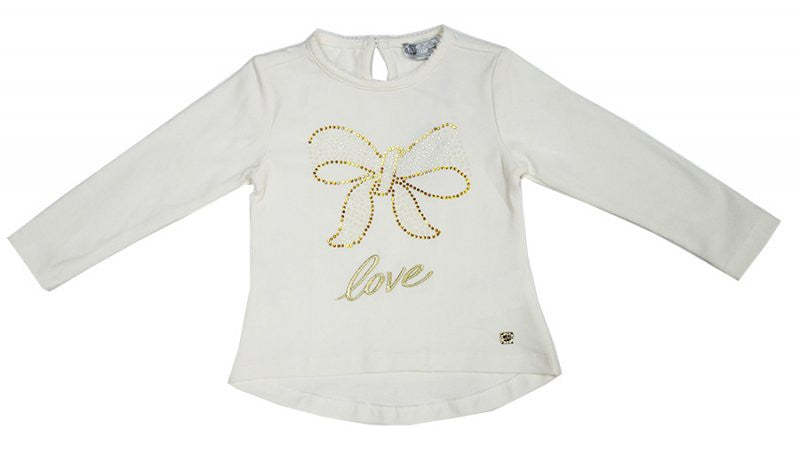 SHE.VER by Fun&Fun - Nursery Baby Girl Long Sleeve T-Shirt, White