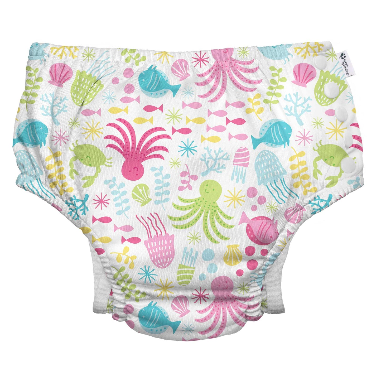 Green Sprouts - Eco Snap Swim Diaper with Gusset (Classic Collection)
