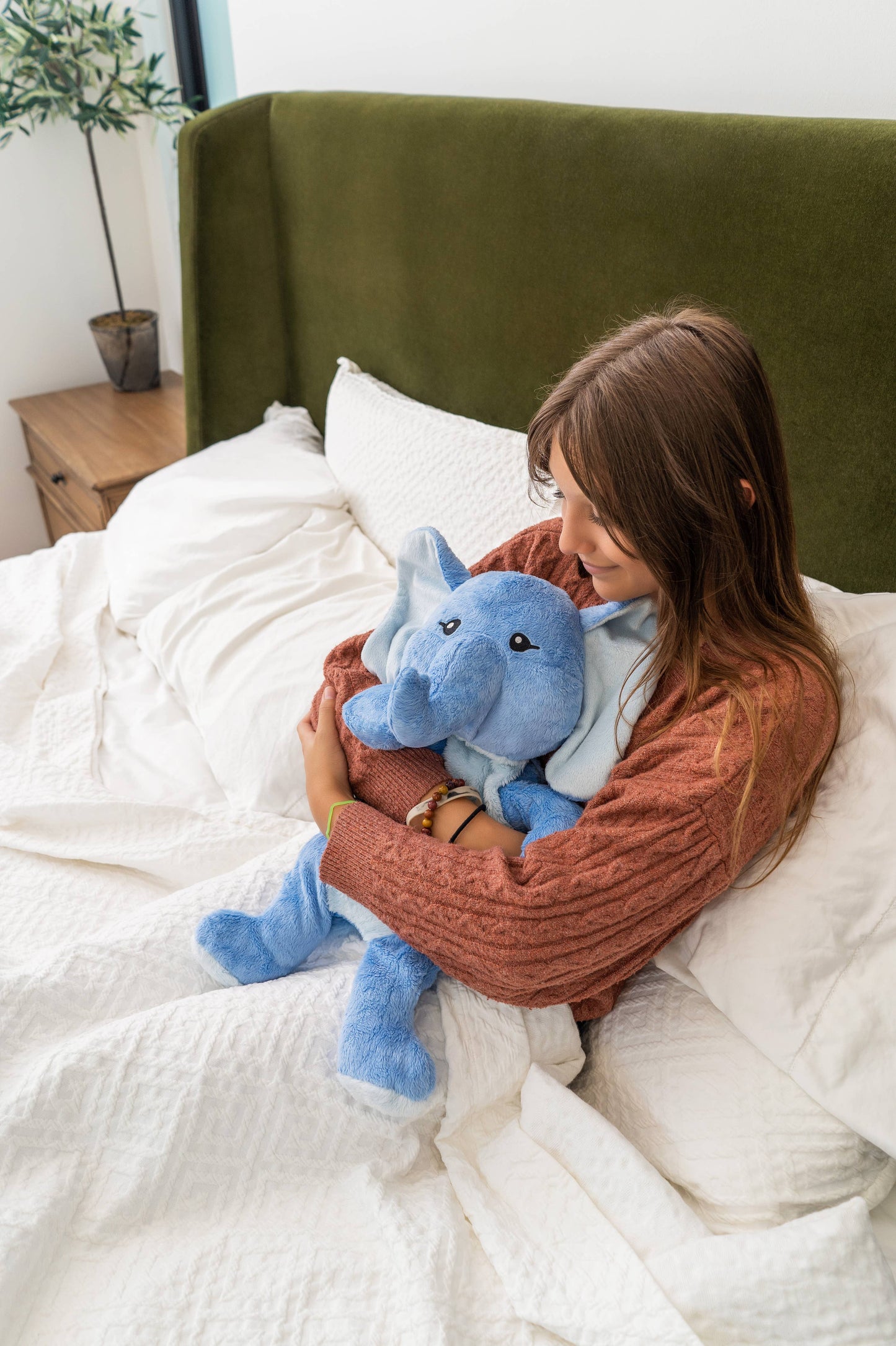 Hugimals World - Emory the Elephant 4.5lb Weighted Plush Anxiety: Kids/Adults