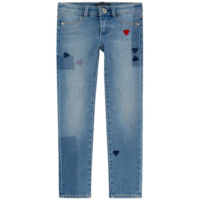 SCOTCH&SODA - La Milou Skinny Fit Jeggings With Hearts
