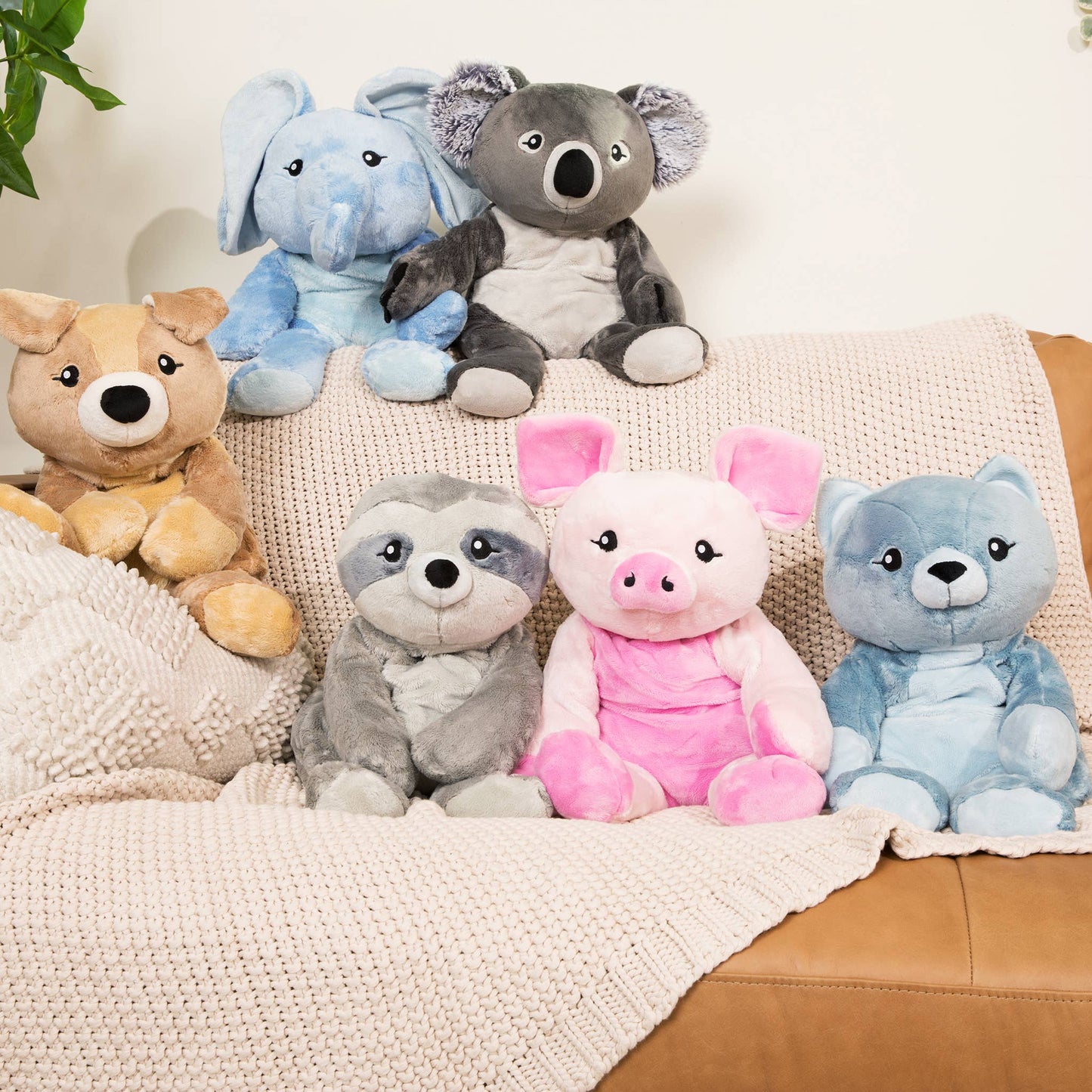 Hugimals World - Emory the Elephant 4.5lb Weighted Plush Anxiety: Kids/Adults