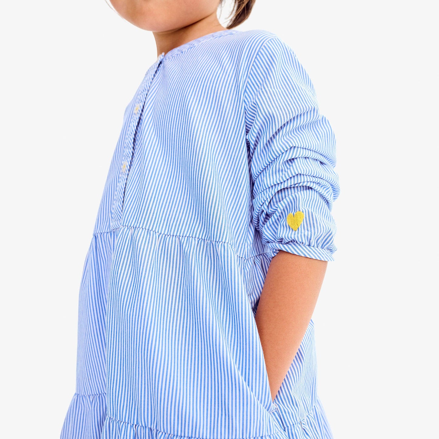 Primary - Tiered Dress In Stripe