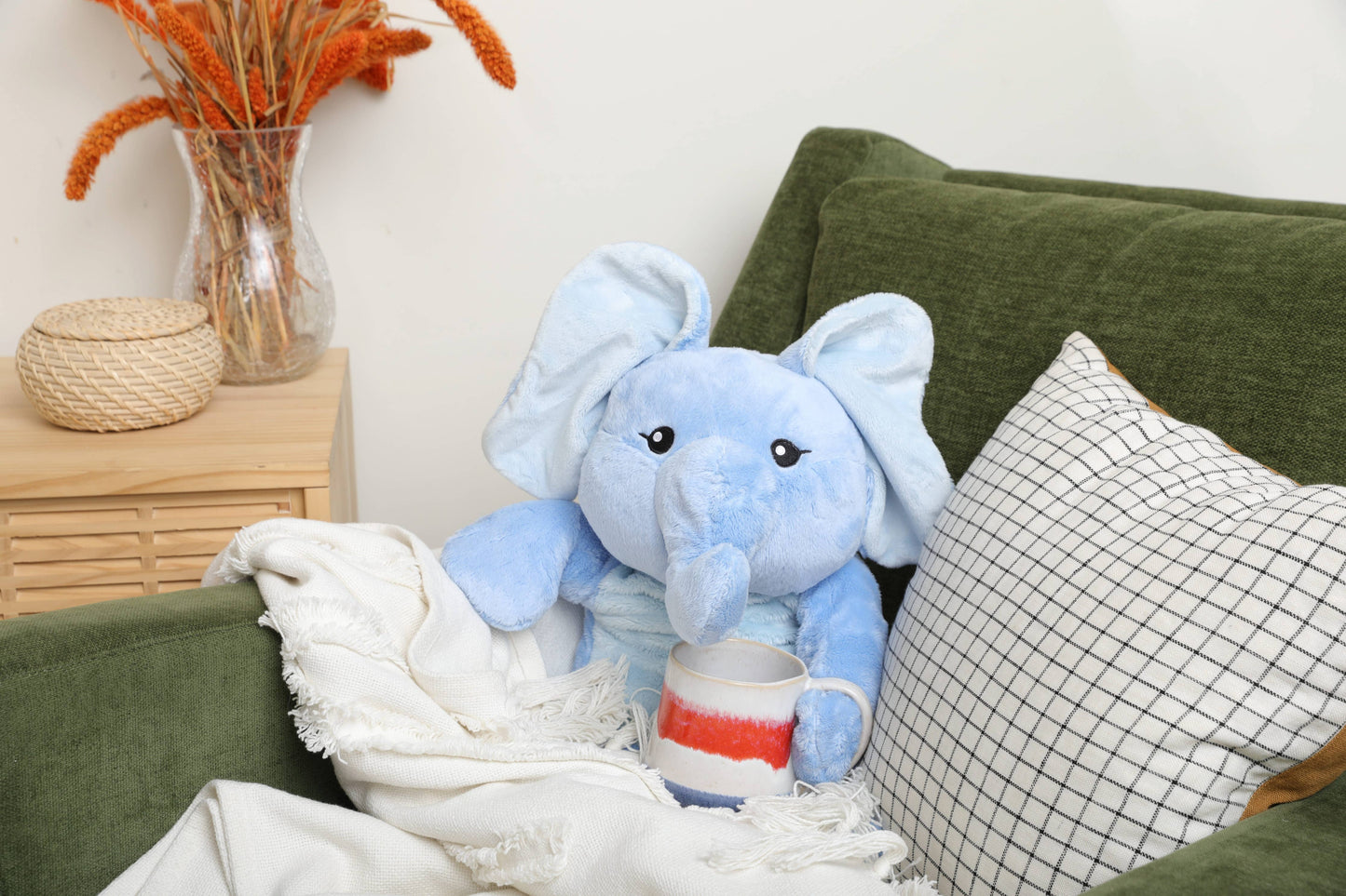 Hugimals World - Emory the Elephant 4.5lb Weighted Plush Anxiety: Kids/Adults