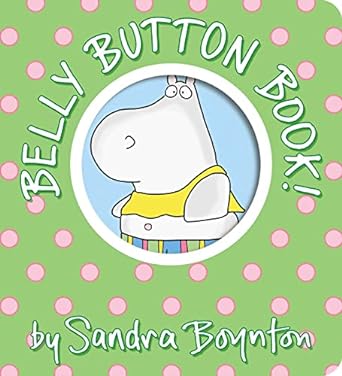 Belly Button Book - Hippo Plush Doll 10.5”