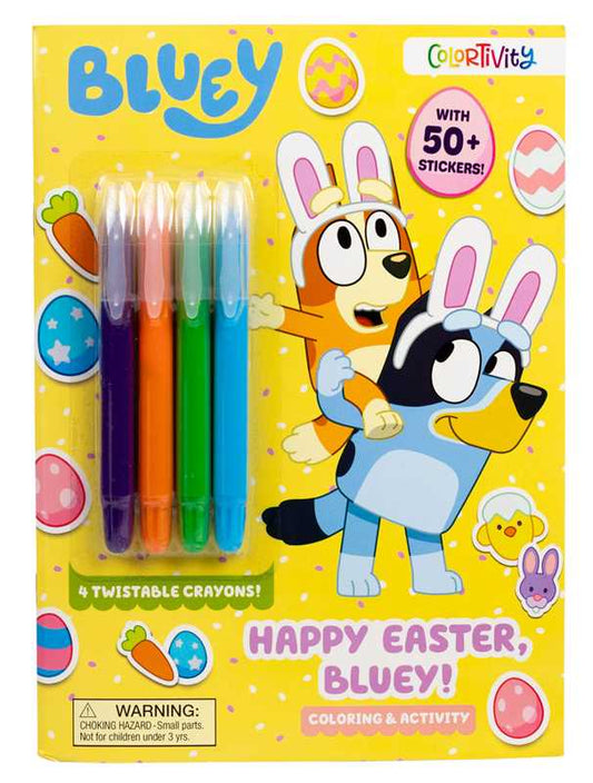 Simon & Schuster - Bluey Colortivity: Happy Easter, Bluey! by Delaney Foerster