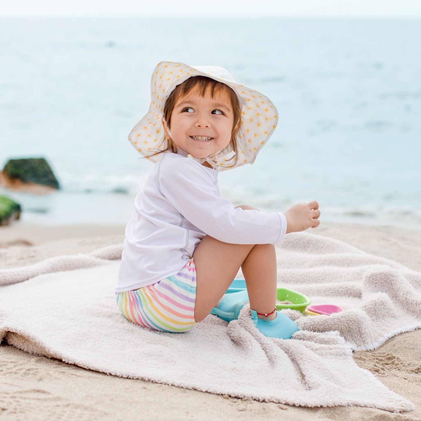 Green Sprouts - Brim Sun Protection Hat - Print - Sun hat