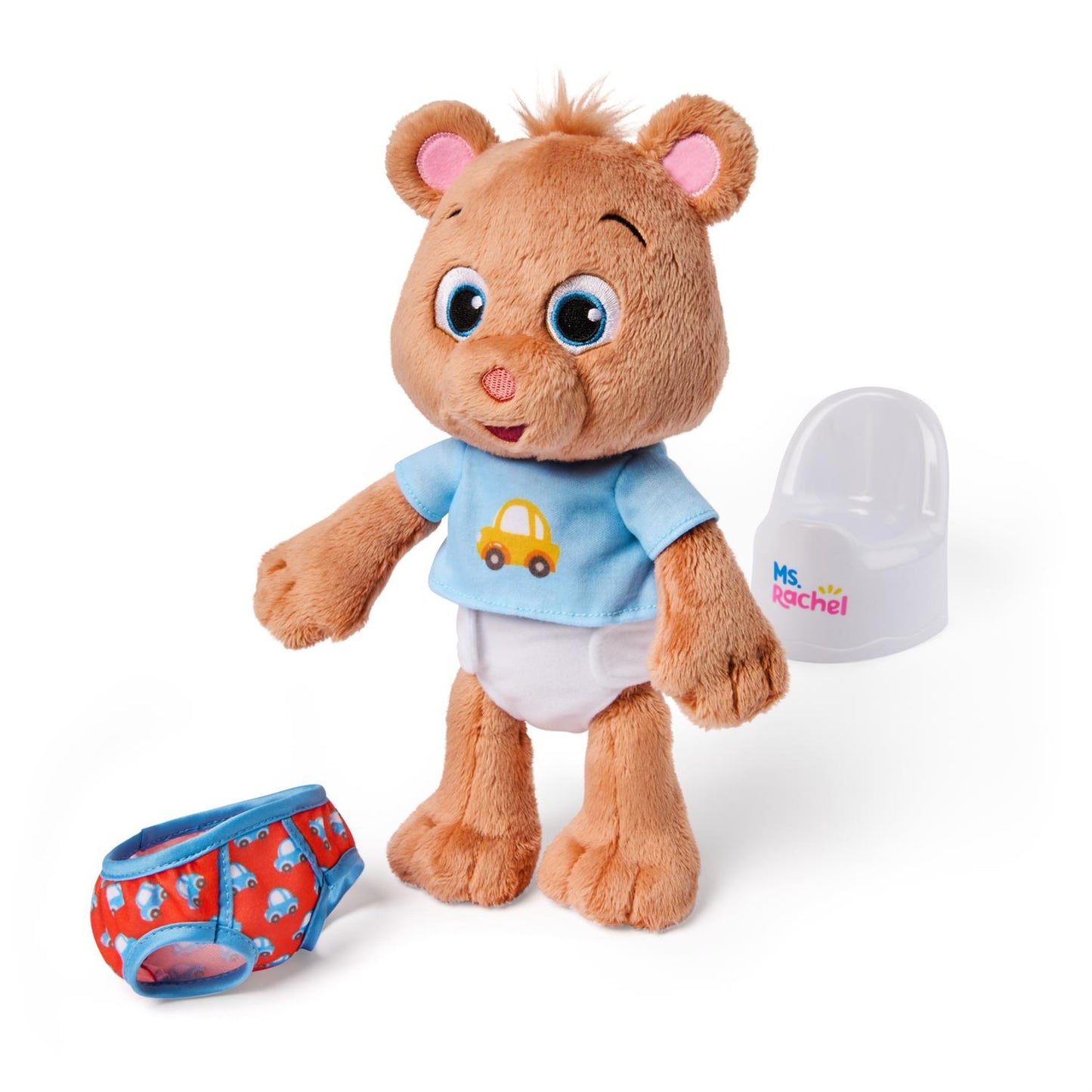 Ms. Rachel - Potty Time with Bean, 11` Plush Teddy Bear with Play Toilet & Accessories