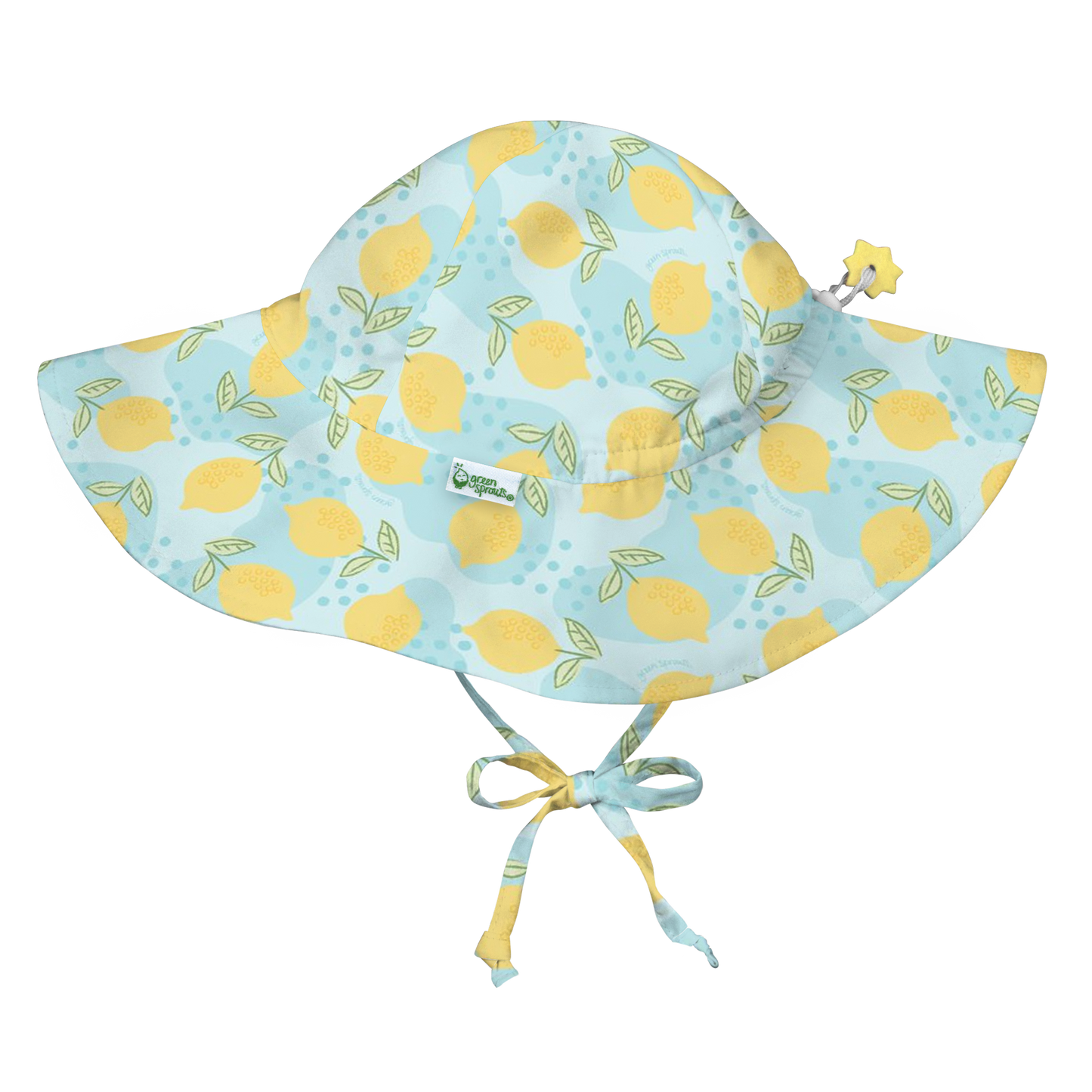Green Sprouts - Brim Sun Protection Hat - Fresh Prints - Sun hat