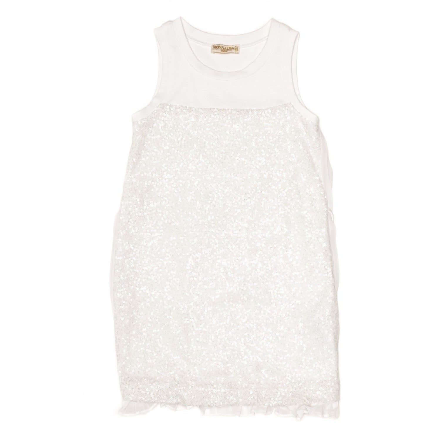 Monnalisa - Girls Modal Pinafore Dress - Monnalisa - Dresses - www.kidinvogue.com