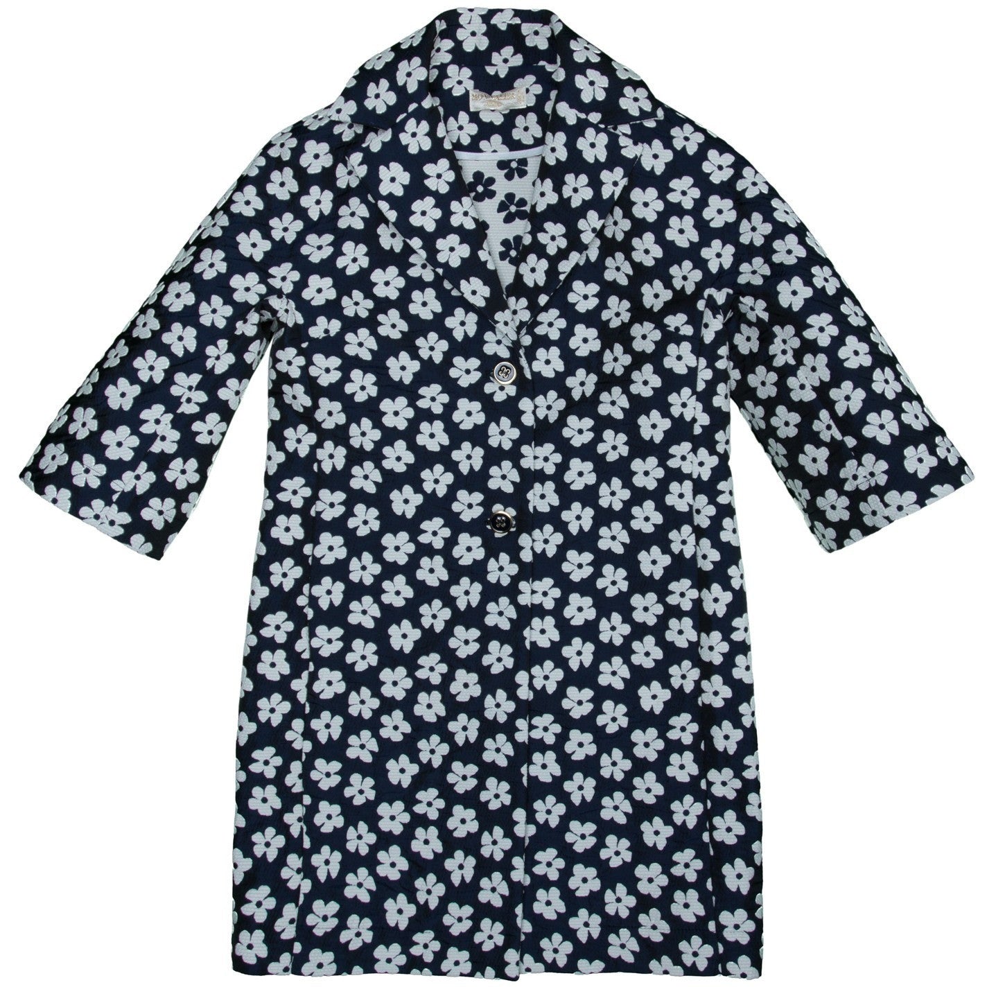 Monnalisa - Girls Damask Frock Coat - Monnalisa - Jackets - www.kidinvogue.com