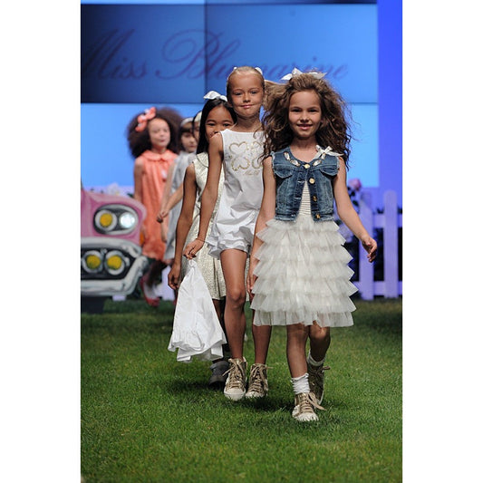 Miss Blumarine - Girls Layered White Dress