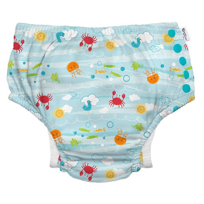 Green Sprouts - Eco Snap Swim Diaper with Gusset (Classic Collection)
