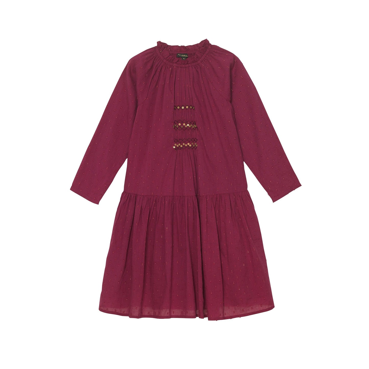 VELVETEEN - Fern Dress, Berry