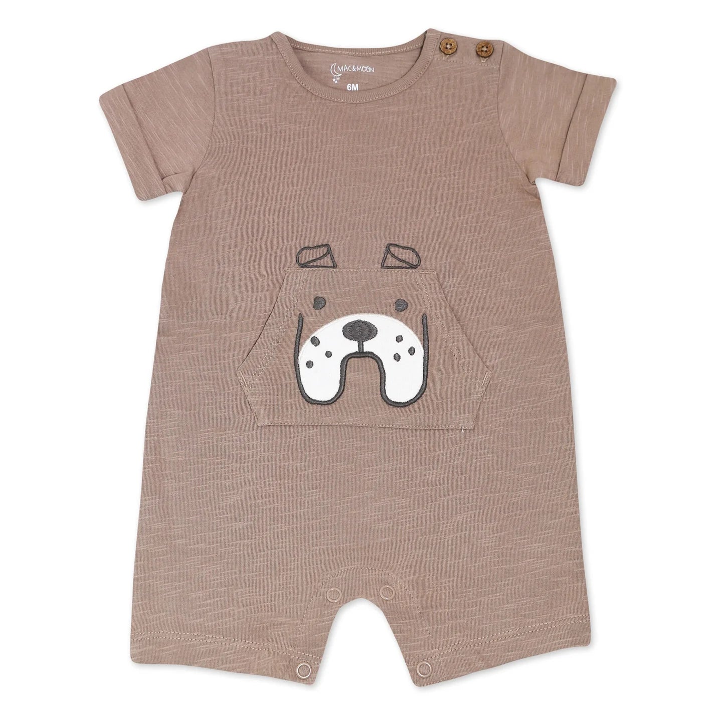 Organic Cotton Furry Friends Romper