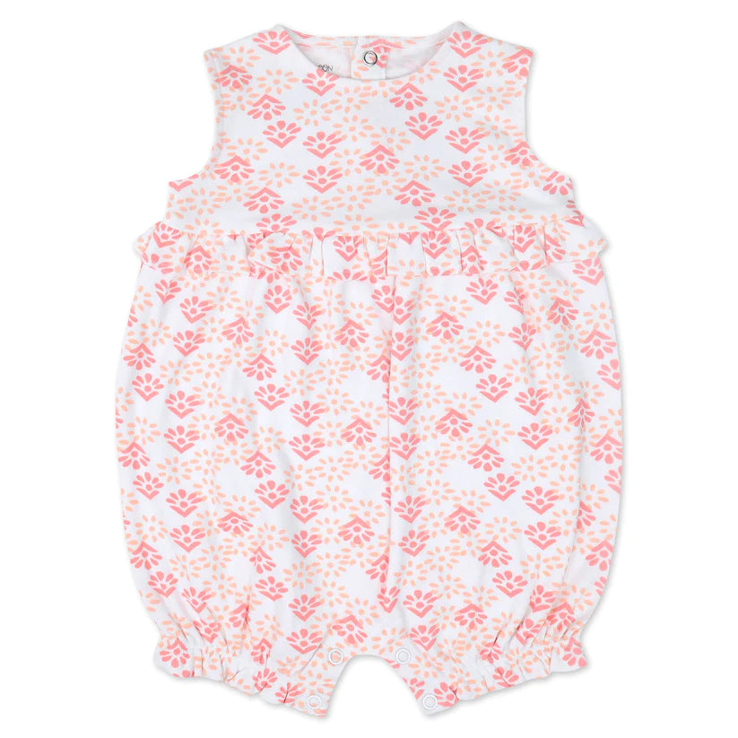 Organic Cotton 2-Pack Romper in Elephant Blooms Print