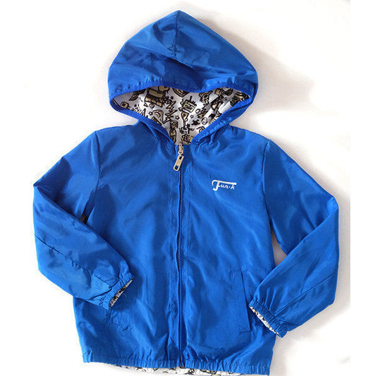 Fun-K - Boys Light Windbreaker, Blue - Fun-K - Jackets - www.kidinvogue.com