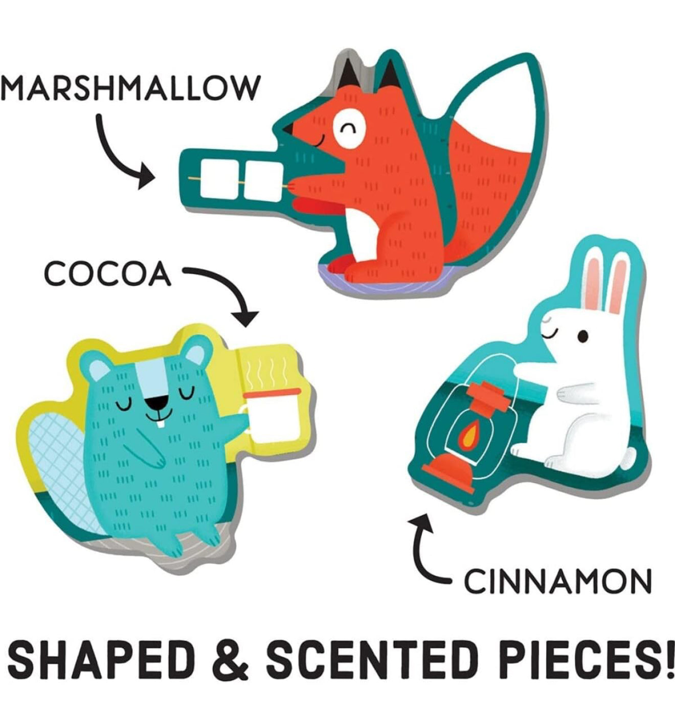 Campfire Friends Scratch and Sniff Puzzle