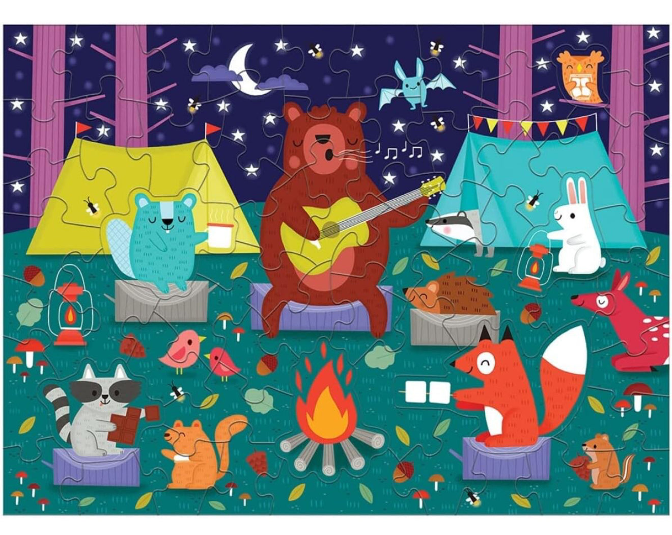 Campfire Friends Scratch and Sniff Puzzle