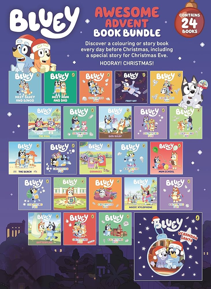 Bluey - Awesome Advent Book Bundle