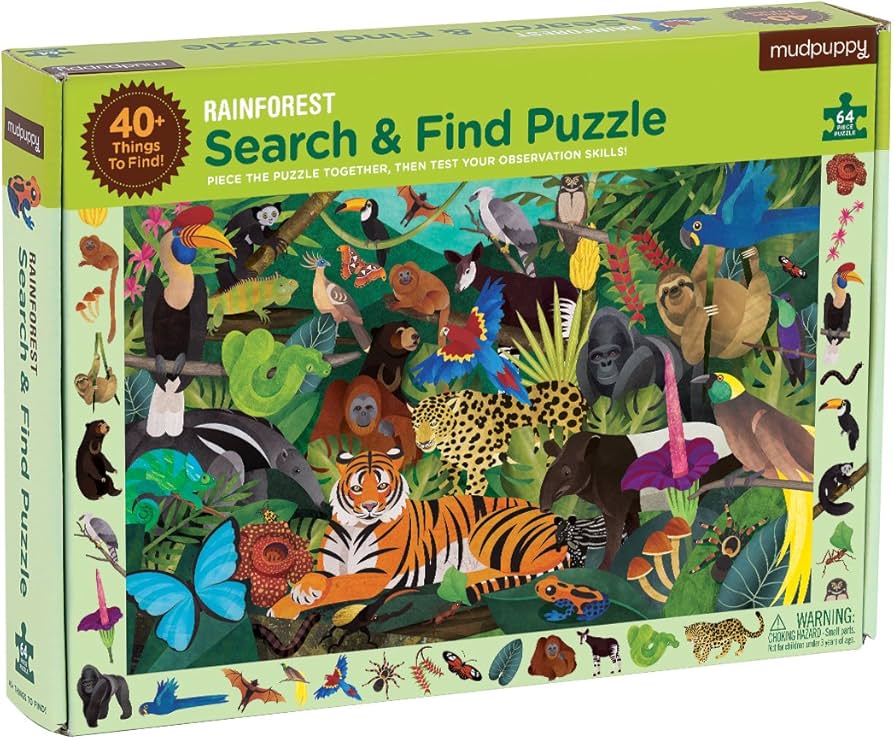 Rainforest Search & Find Puzzle