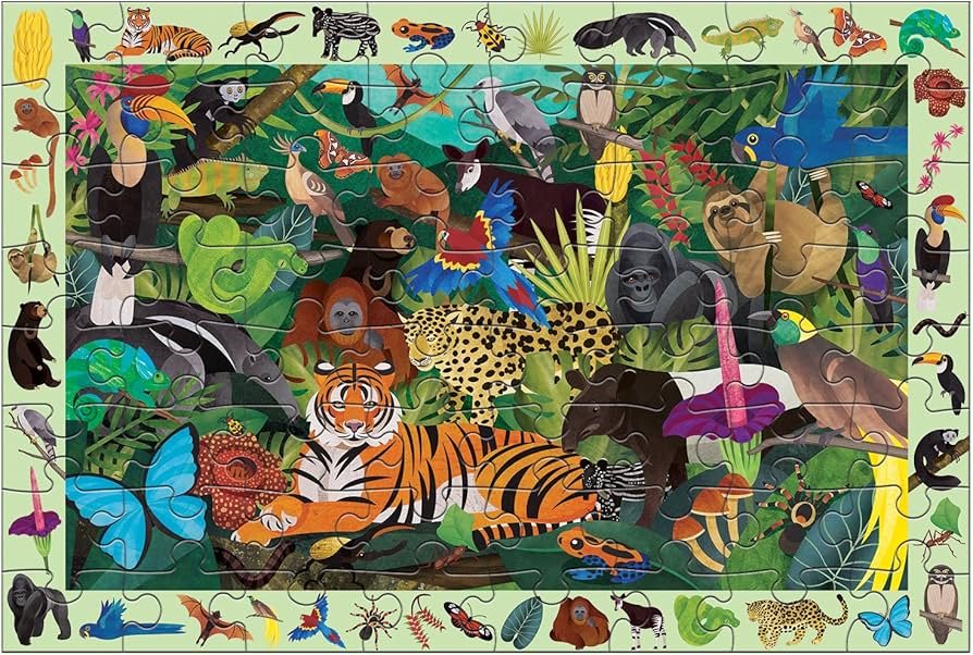 Rainforest Search & Find Puzzle